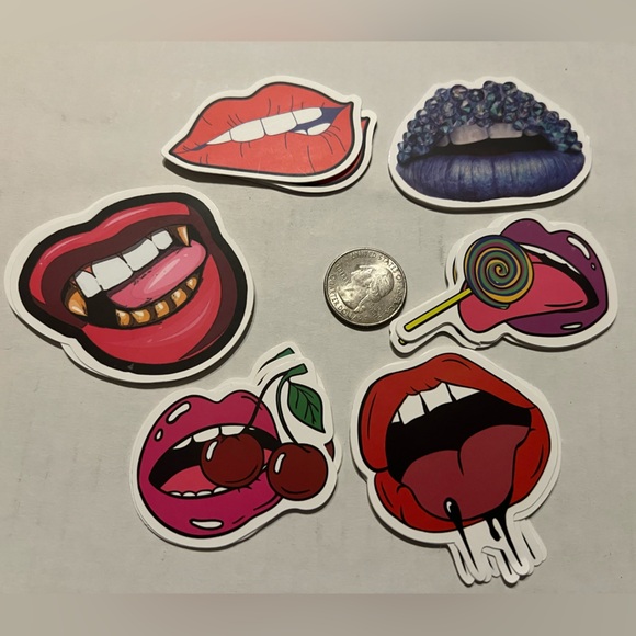 Crystal Lips Sexy Juicy Lips Waterproof Sticker - Picture 6 of 6